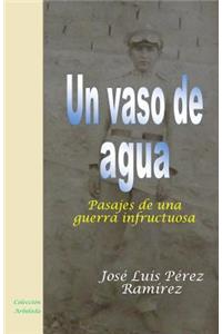 Un vaso de agua