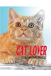 CAT LOVER Coloring Book
