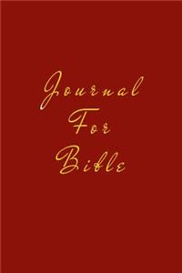 Journal For Bible