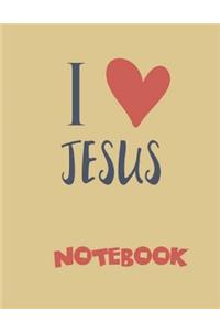 I Love Jesus Notebook/journal