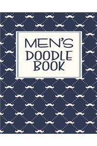 Men's Doodle Book: Blank Doodle Draw Sketch Book