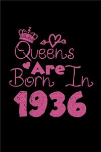 Queens Are Born In 1936 Notebook