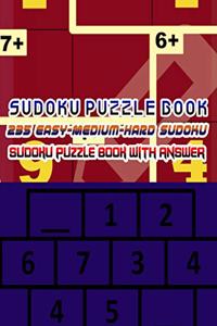 Sudoku Puzzle Book 235 Easy-Medium-Hard Sudoku Sudoku Puzzle Book With Answer