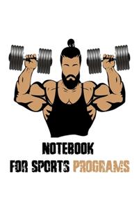 Notebook For Sports Programs