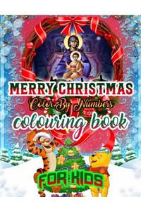 Merry Christmas Color by Numbers Coloring Book for Kids