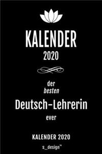 Kalender 2020 für Deutsch-Lehrer / Deutsch-Lehrerin