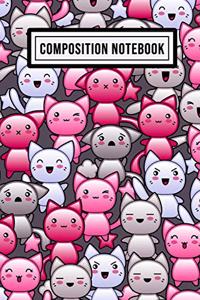 Kawaii College Ruled Composition Notebook