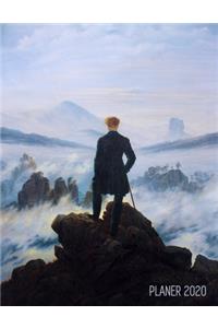 Der Wanderer über dem Nebelmeer Monatsplaner 2020