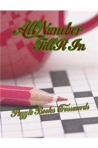 All Number Fill It In Puzzle Books Crosswords