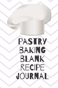 Pastry Baking Blank Recipe Journal