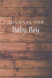 Journal For Baby Boy