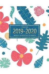 Teacher 2019-2020 Weekly & Monthly Planner
