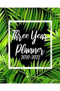 2020-2022 Three Year Planner