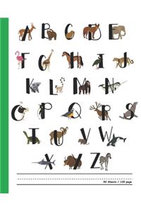 Zoo Animal A to Z Words for Kids