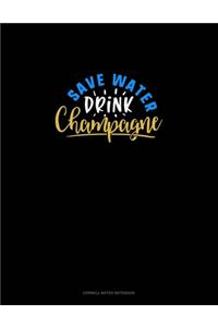 Save Water Drink Champagne