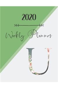 2020 Weekly Planner U