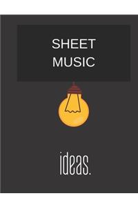 sheet music ideas.