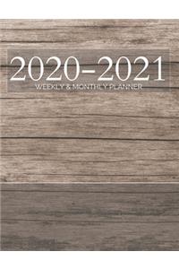 2020-2021 Weekly & Monthly Planner
