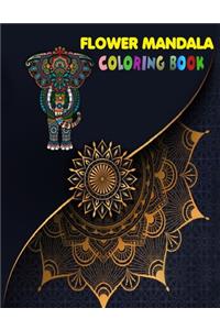 Flower Mandala Coloring Book