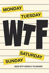 2020 WTF Weekly Planner