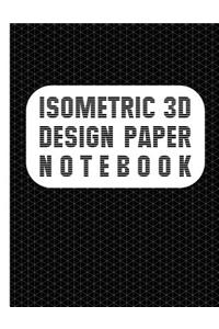 Isometric 3D Design Paper Notebook