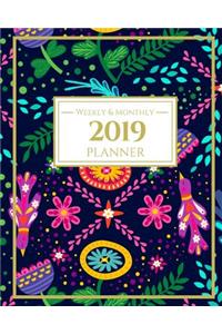 2019 Planner Weekly And Monthly