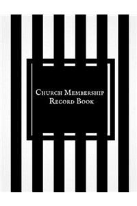 Church Membership Record Book