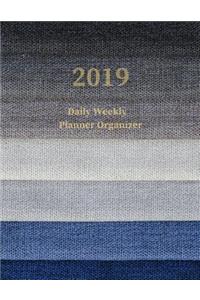 2019 Daily Weekly Planner Organizer