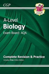 A-Level Biology: AQA Year 1 & 2 Complete Revision & Practice with Online Edition