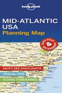 Lonely Planet Mid-Atlantic USA Planning Map 1