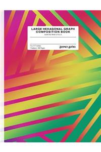 Large Hexagonal Graph Composition Book