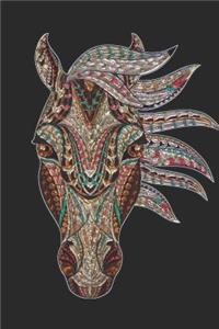 Native American American Horse Notebook