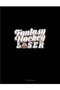 Fantasy Hockey Loser: 3 Column Ledger