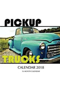 Pickup Trucks Calendar 2018