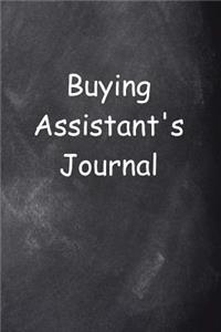 Buying Assistant's Journal Chalkboard Design