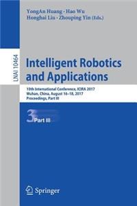 Intelligent Robotics and Applications