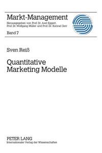 Quantitative Marketing Modelle