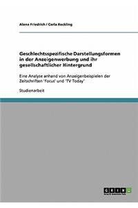 Geschlechtsspezifische Darstellungsformen in der Anzeigenwerbung und ihr gesellschaftlicher Hintergrund