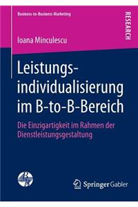 Leistungsindividualisierung im B-to-B-Bereich