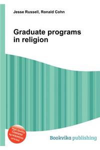 Graduate Programs in Religion