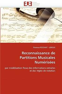 Reconnaissance de Partitions Musicales Num�ris�es