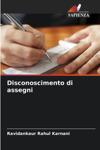 Disconoscimento di assegni