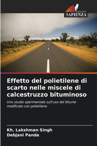 Effetto del polietilene di scarto nelle miscele di calcestruzzo bituminoso