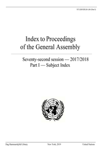 Index to Proceedings of the General Assembly 2017/2018