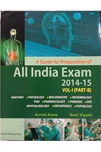 A guide for preparation of All India Exam 2014-2015 Vol-1 (Part B)