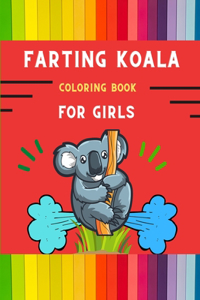 Farting koala coloring book for girls