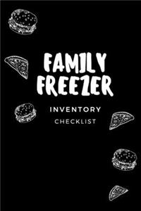 Family Freezer Inventory List