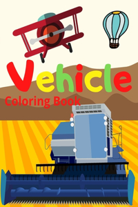 Vehicle Coloring Book