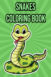 Snakes Coloring Book