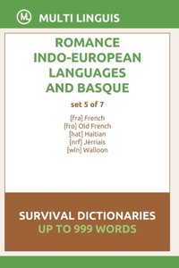 Romance Languages and Basque Language Survival Dictionaries (Set 5 of 7)